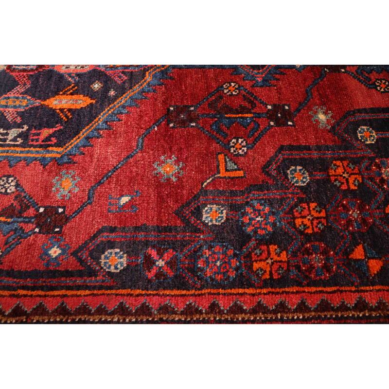 ECARPETGALLERY Hand-knotted Anadol Red Wool Rug - 3'11 x 7'3