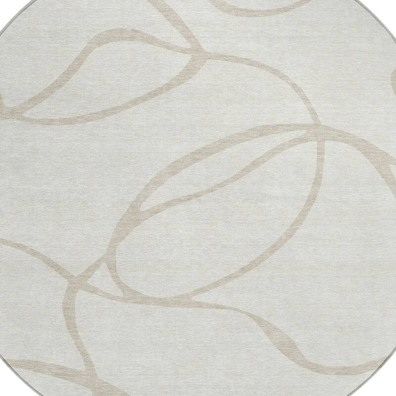 HomeRoots Abstract Transitional Rectangle Outdoor Rug