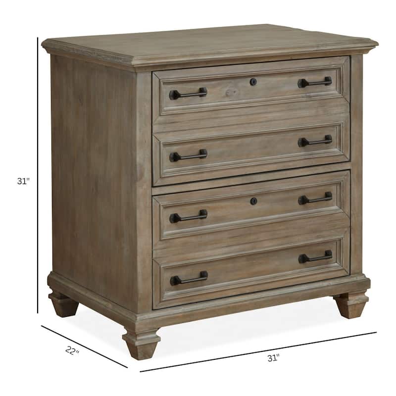 Magnussen Home Lancaster Dovetail Grey Lateral File