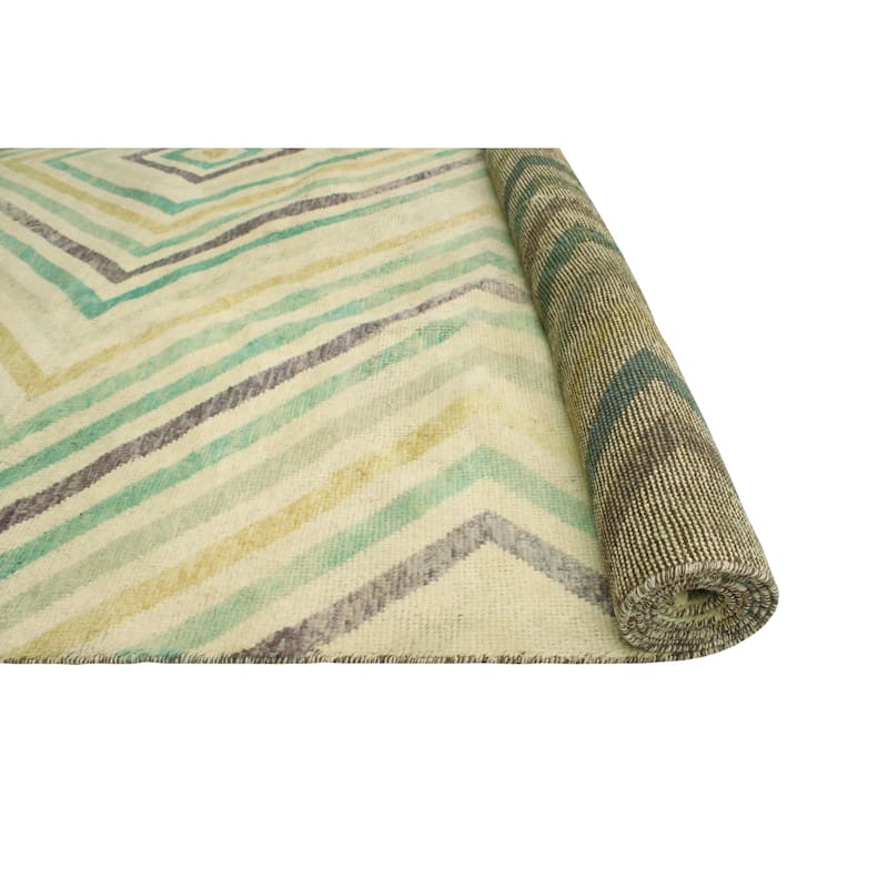 Balochi Zia Ivory/Grey Rug - 8'8" x 11'6"