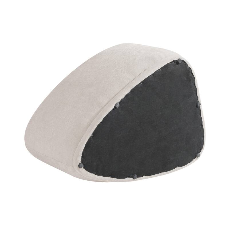 26" Footstools and Ottomans, Modern Fabric Pouf Ottoman