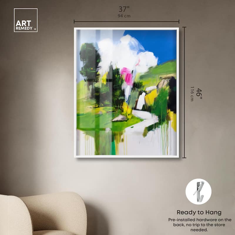 Swiss Fields Shadowbox by Art Remedy