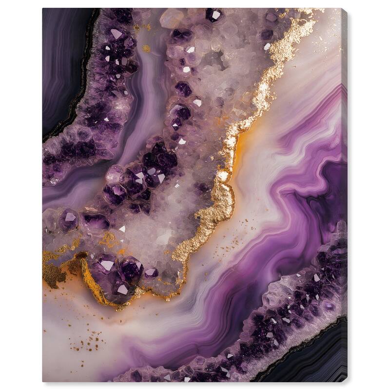 Amethystine Dream I Canvas by Art Remedy, Gallery Wrapped - 20" x 24"