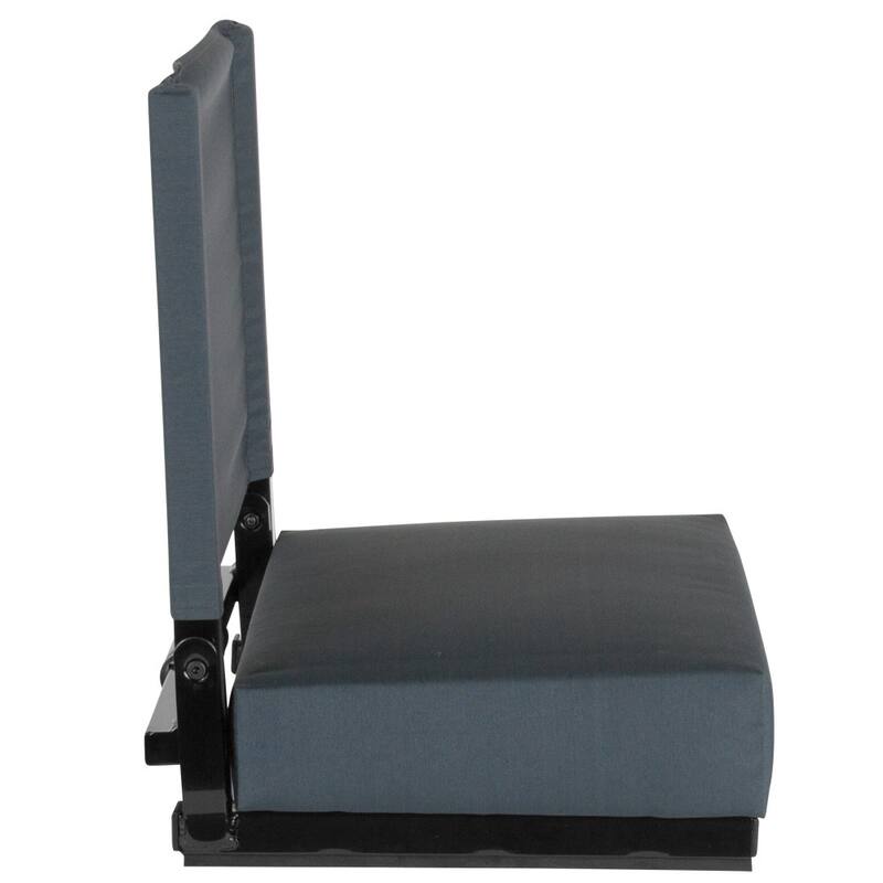 Ultra-Padded Stadium Chair - 18"W x 14"D x 18"H - 18"W x 14"D x 18"H
