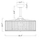 preview thumbnail 14 of 12, Pereder 26-inch Antique Silver 6 Lights 3 Blades Lighted Ceiling Fan with Remote