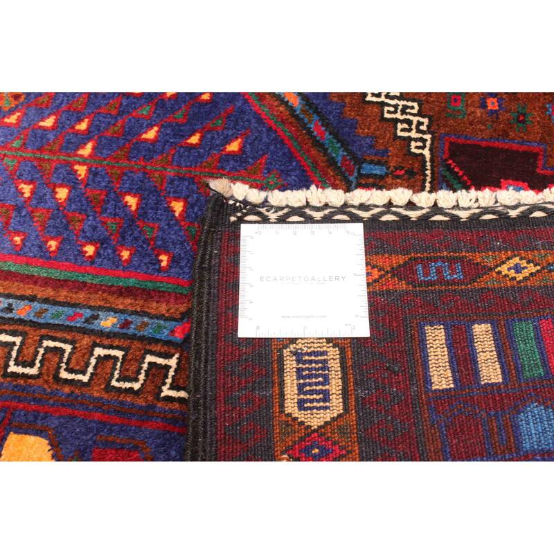 ECARPETGALLERY Hand-knotted Teimani Navy Wool Rug - 2'10 x 4'9