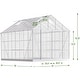 preview thumbnail 17 of 15, EROMMY 12' x 10' Outdoor Walk-in Hobby Greenhouse for Plants - 10*12