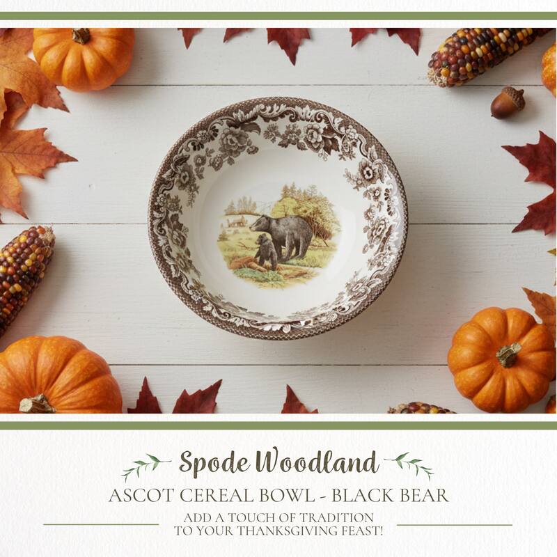 Spode Woodland Ascot Cereal Bowl