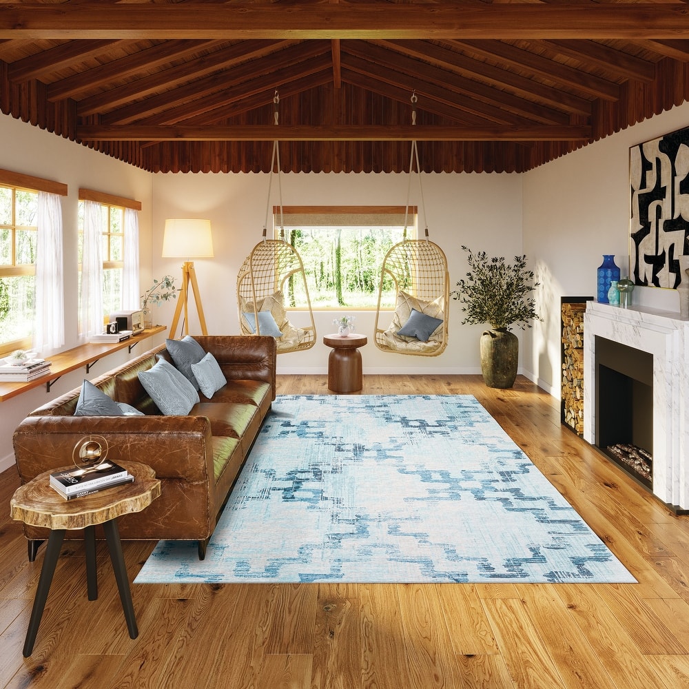 Indoor/ Outdoor Yuma Morroccan Washable Rug
