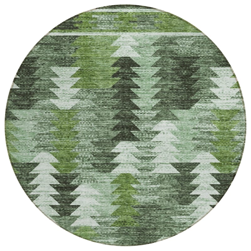 HomeRoots Southwestern Transitional Rectangle Outdoor Rug