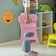 preview thumbnail 5 of 6, Plastic Foldable Step Stool with Back Support, Portable Chair with Handle, Kids Stepping Stool and Bathroom Stool