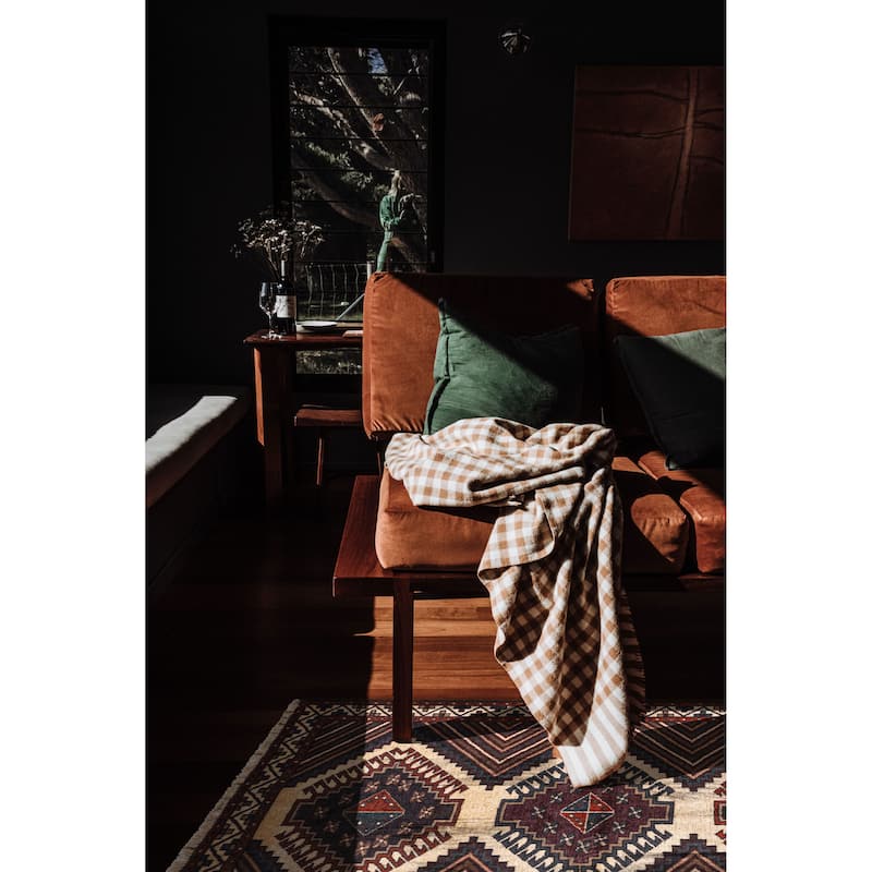 ECARPETGALLERY Hand-knotted Melis Vintage Cream Wool Rug - 4'2 x 5'6