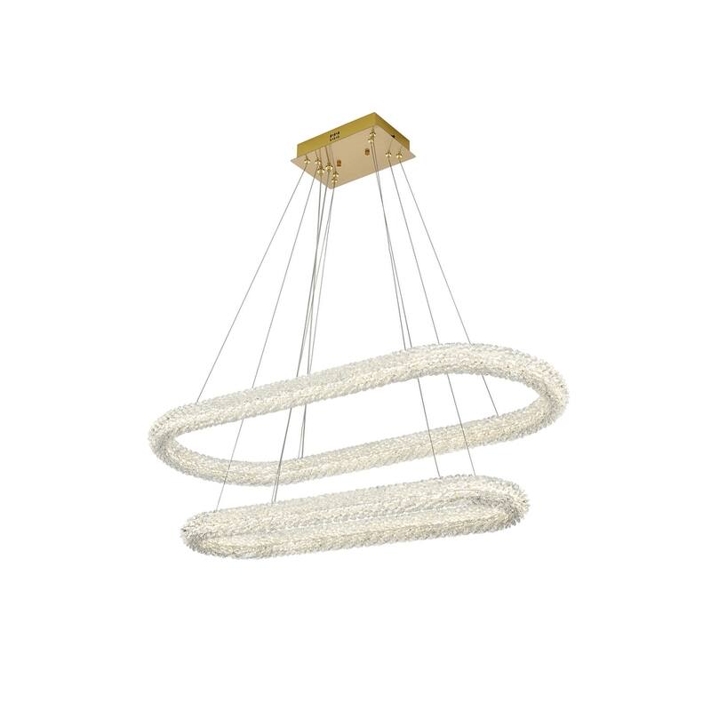 Indigo Home 42 inch Adjustable LED Chandelier
