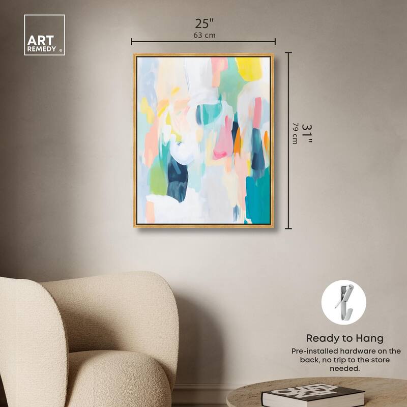 Layered Lush I Canvas by Art Remedy