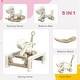 preview thumbnail 4 of 6, 5-in-1 Toddler Rocking Horse Ride-On Toy, Balance Bike, Spring Rocker for Ages 1-6, Safe HDPE Construction