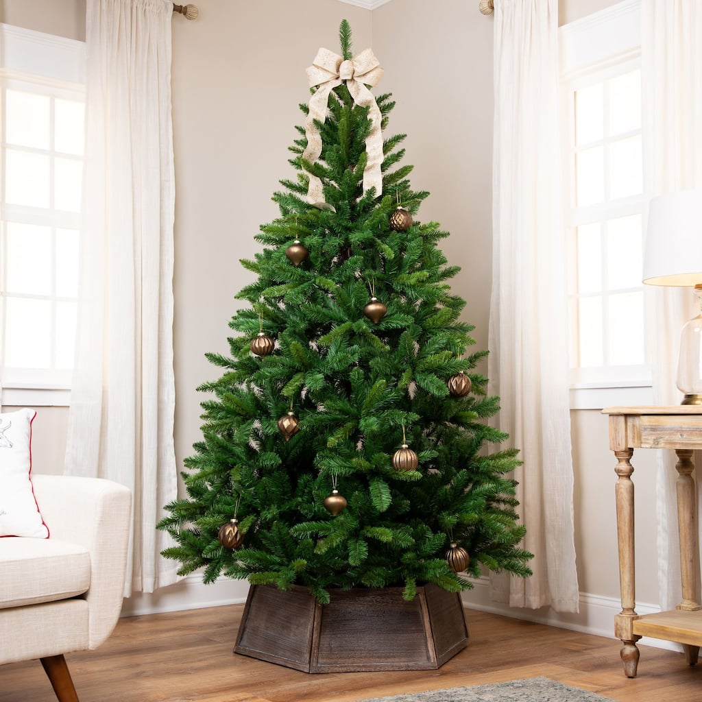 Medium McKenzie Fir Artificial Christmas Tree - 7' - Unlit - 7 Foot