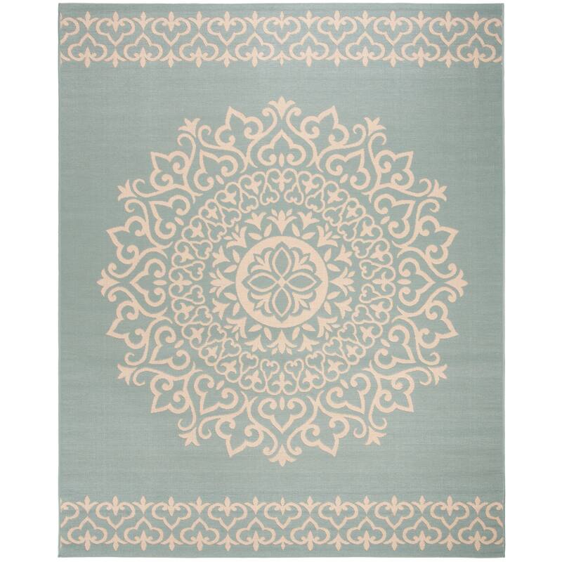 SAFAVIEH Linden Sotira Indoor/ Outdoor Waterproof Patio Backyard Rug