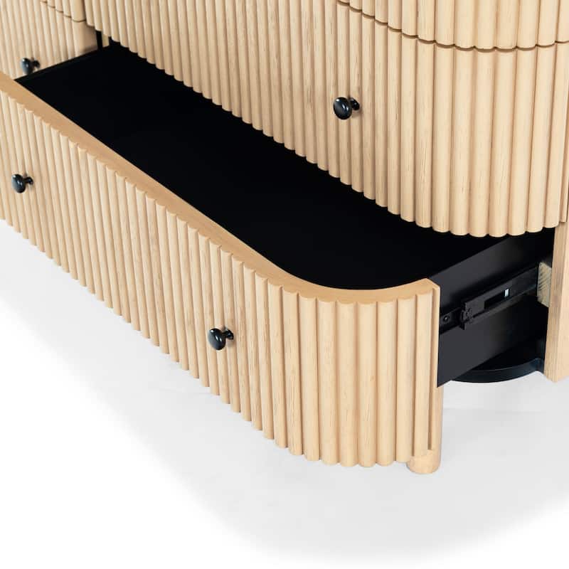SAFAVIEH Couture Shelbie 6-Drawer Reeded Dresser