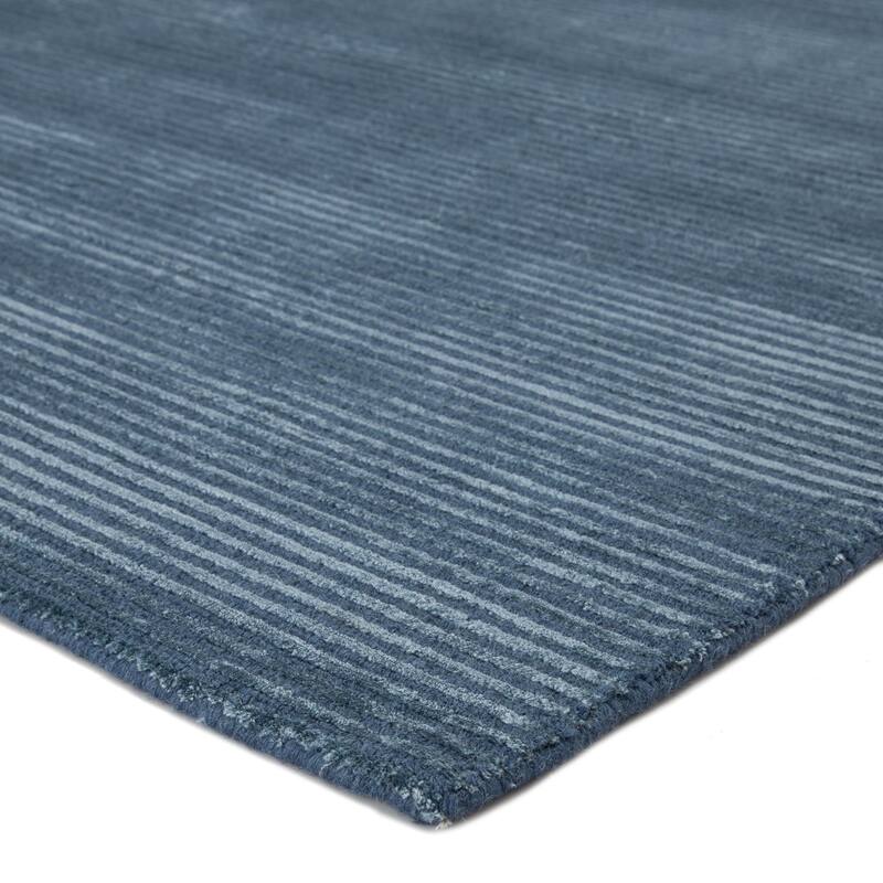 Phase Handmade Solid Color Textured Wool/ Viscose Area Rug