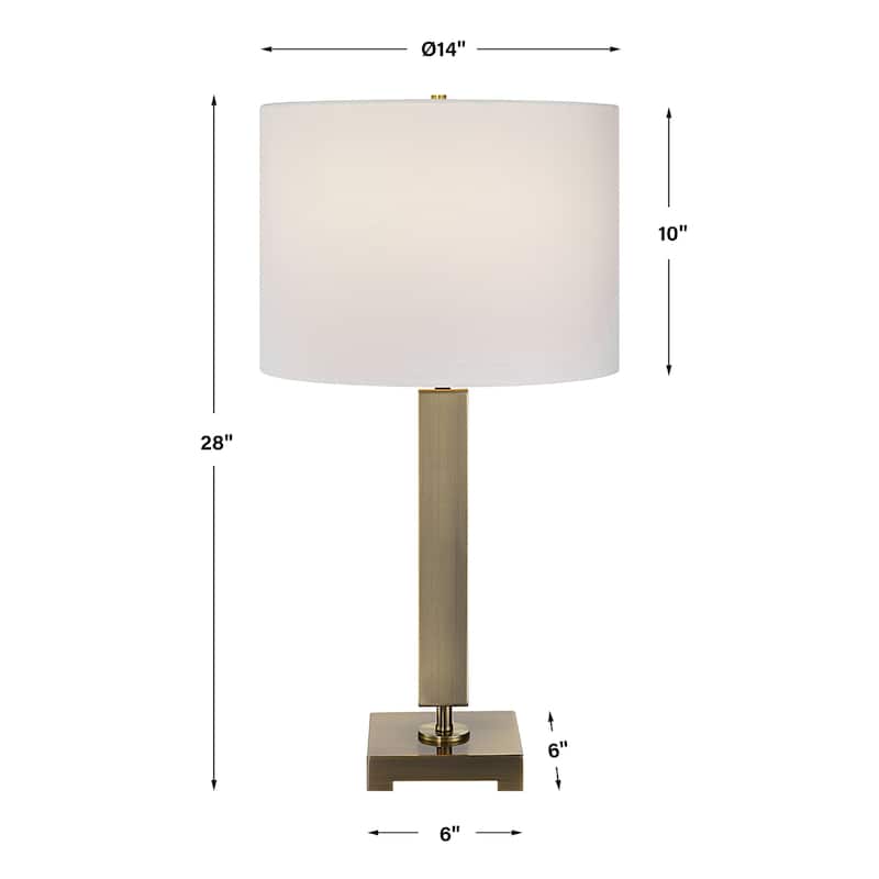 Uttermost Duomo Brass Table Lamp