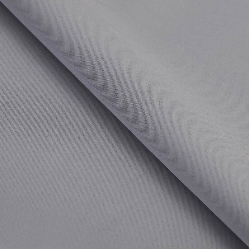 Modern Solid Room Darkening Blackout Curtains, Rod Pocket, Set of 2