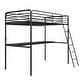 preview thumbnail 10 of 8, NTense Contra Gaming Loft Bed with Desk and LED Lights, Twin, Black