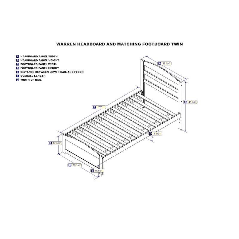 Baroque Platform Bed - Twin Size, Brown Wood Frame, Solid Hardwood, Modern Style Bed