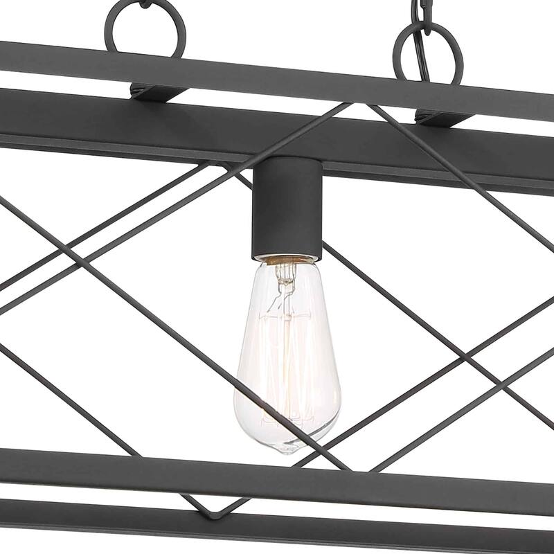 Acroma 3-light Rectangle Island Chandelier for Dining Room - 25 inches