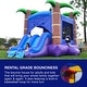 preview thumbnail 8 of 9, HeroKiddo Enchanted Forest Commercial Grade Inflatable Bounce House & Water Slide Combo (No Blower Included), Kids Outdoor Fun