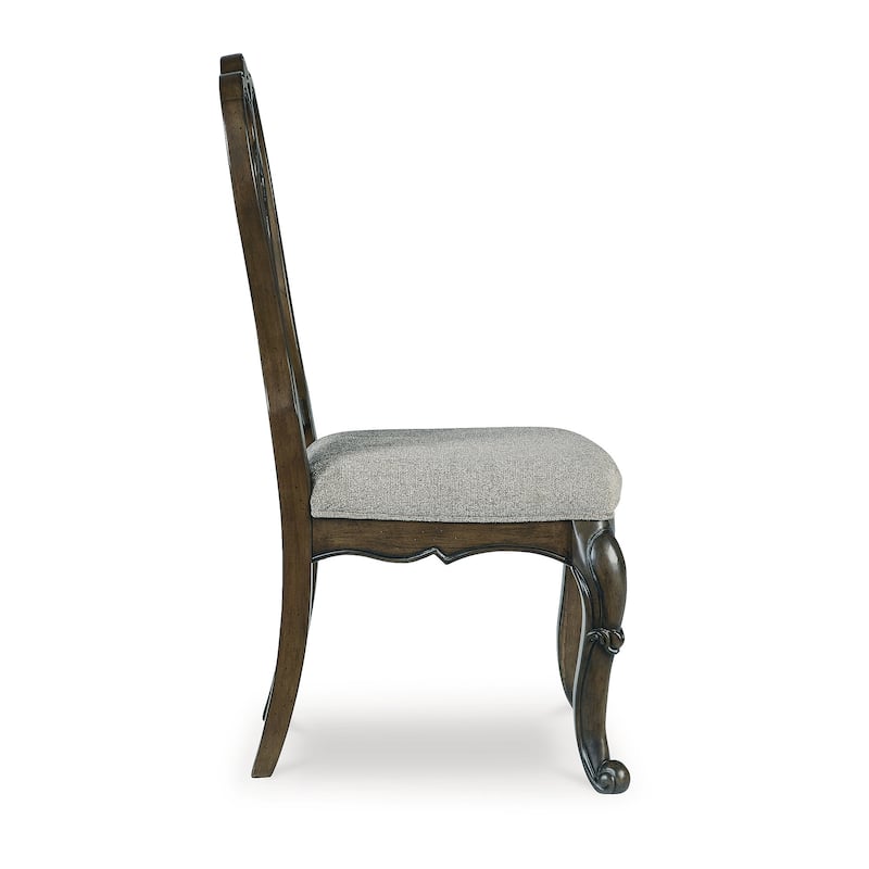 Signature Design by Ashley Maylee Dark Brown Dining Chair - 21.5"W x 26"D x 44"H