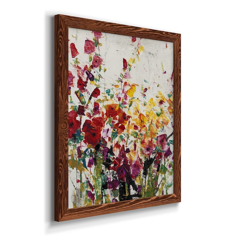Wildflowers Blooming I Premium Framed Canvas - Ready to Hang - Multi-Color