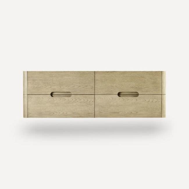 Robern CVHE60D Craft Series 60" Double Wall Mounted Vanity Cabinet