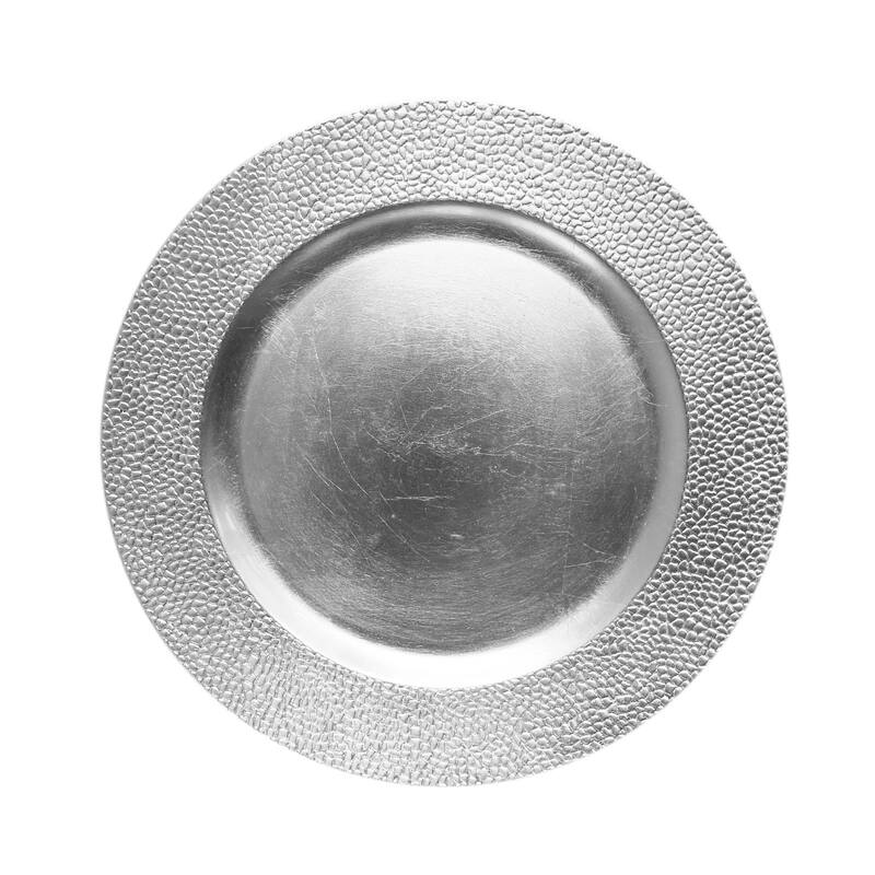 Sand Charger Plate Silver 13"