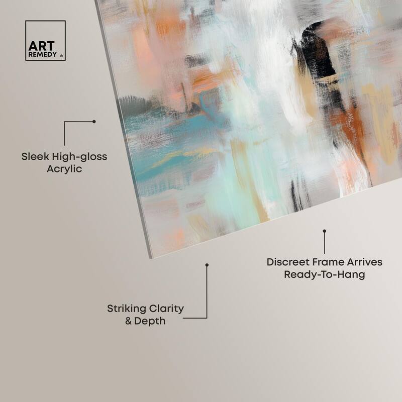 Gilded Mist Acrylic by Art Remedy, Ready to Hang