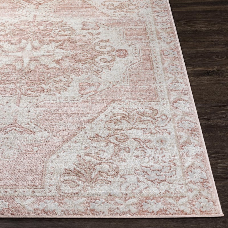 Livabliss St Tropez Updated Traditional Medallion Area Rug.