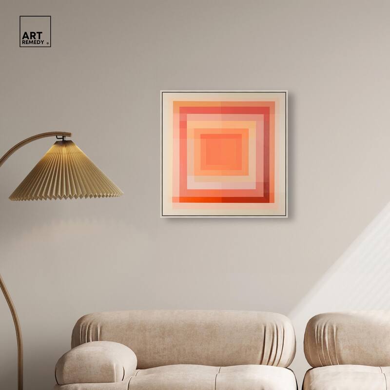 Minimal Color Blocks III Canvas by Art Remedy