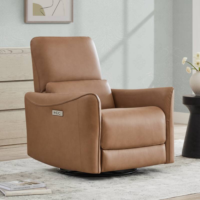 Spruce & Spring Asher Power Swivel Glider Recliner