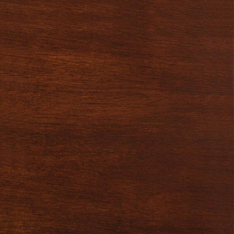 Wood End Table with Bottom Shelf , Espresso