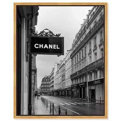 Parisian Fashion Star Canvas by Art Remedy