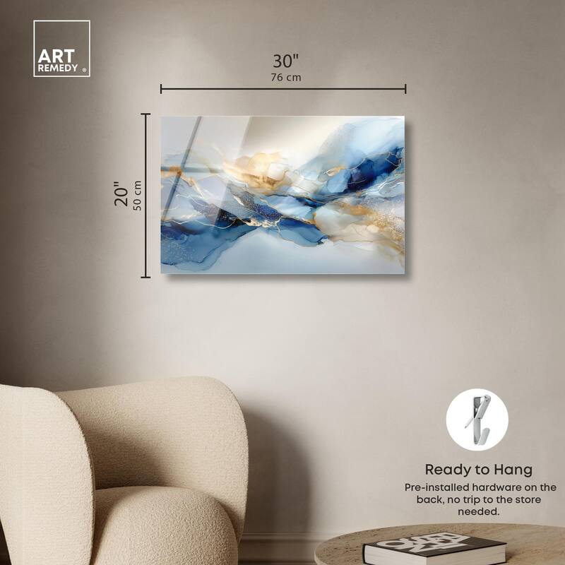 Postmodern Flow I Acrylic by Art Remedy, Ready to Hang