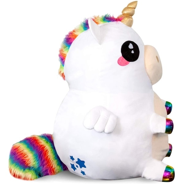glitter unicorn stuffed animal