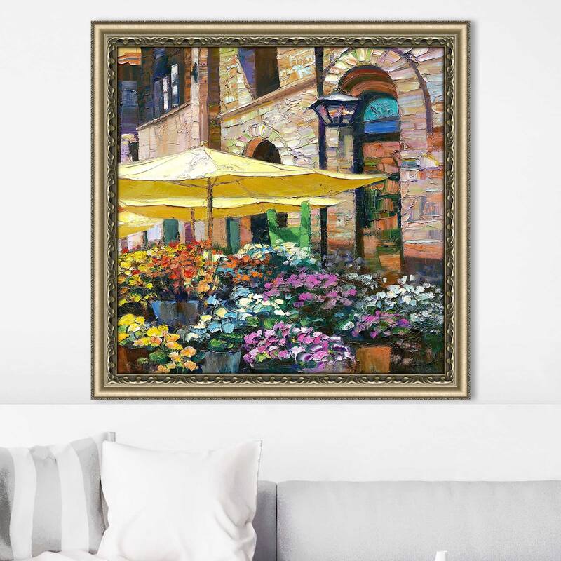 "Siena Flower Market" by Howard Behrens II Print on Acrylic