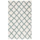 preview thumbnail 27 of 60, SAFAVIEH Dallas Shag Melahat Trellis 1.5-inch Thick Rug 3' x 5' - Ivory/Seafoam - Rectangle