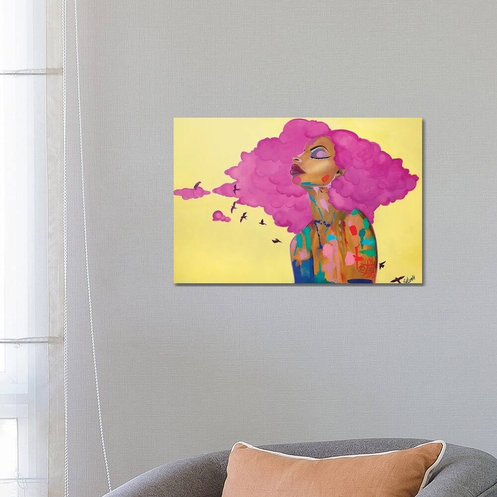 iCanvas "Pink" by Pinklomein Canvas Print
