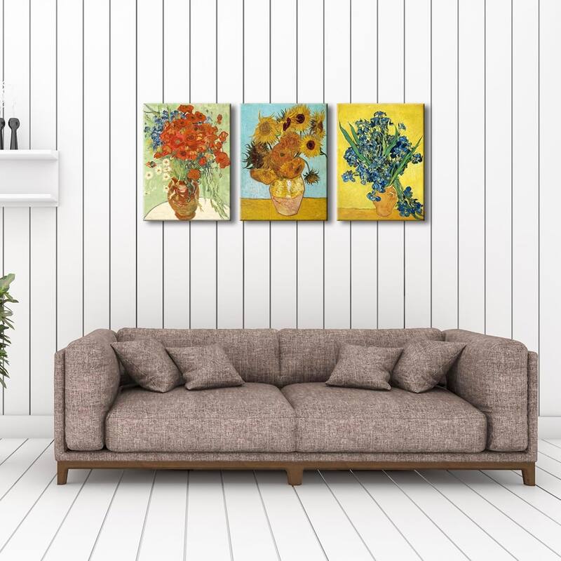 Art 3 Panels Canvas Prints of Vincent Van Gogh Paintings