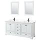 Option White, Black Trim, White Quartz Top