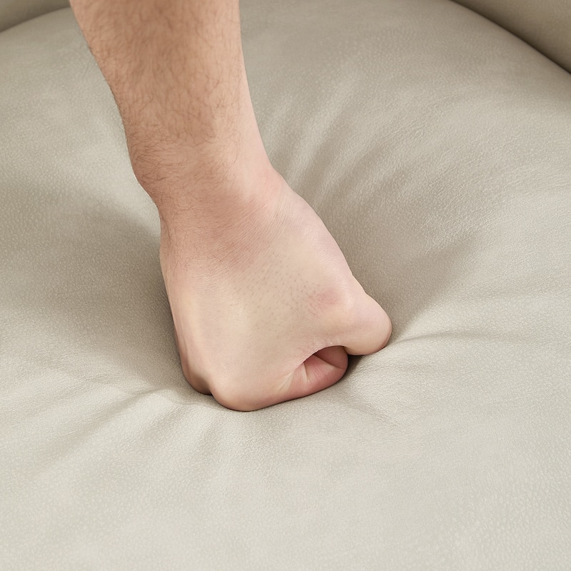 26 Inch Upholstered Swivel Counter Height Bar Stools with Back and Solid Wood Frame - 37.8"H x 20.9"W x 21.3"D