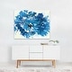 Color in Bloom Blue Painting Abstract Fireworks Art Print/Poster - Bed ...