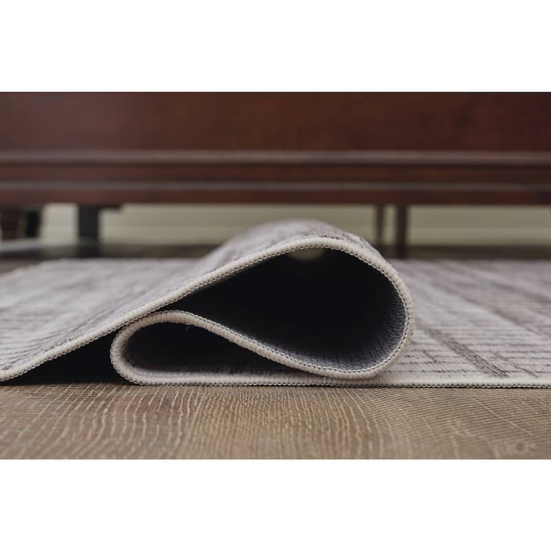 Signature Design by Ashley Cream/Taupe Moorhill Rug