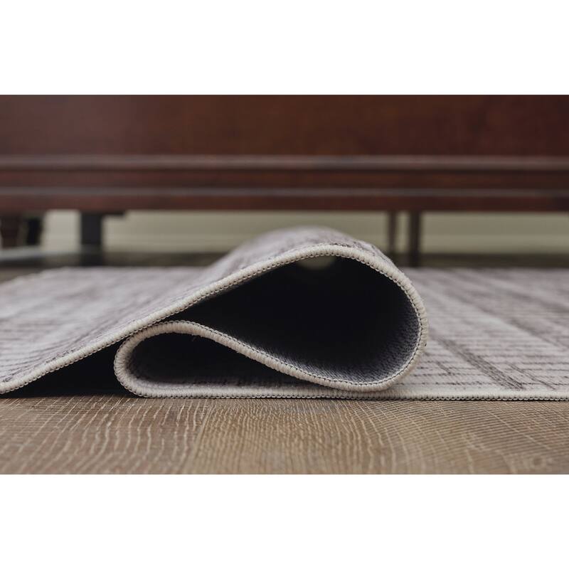 Signature Design by Ashley Cream/Taupe Moorhill Rug